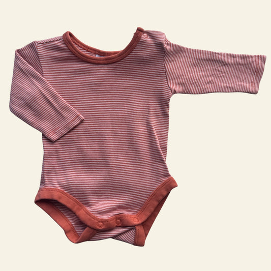 Target orange stripe bodysuit size 0000