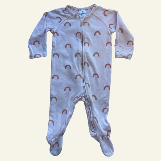 Target pink rainbow onesie size 000