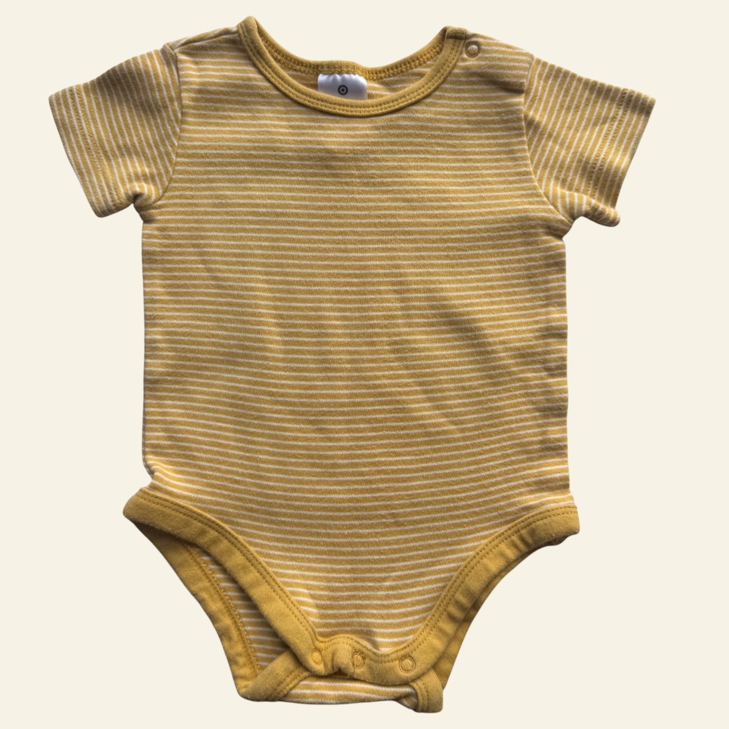Target yellow and white stripe bodysuit size 00