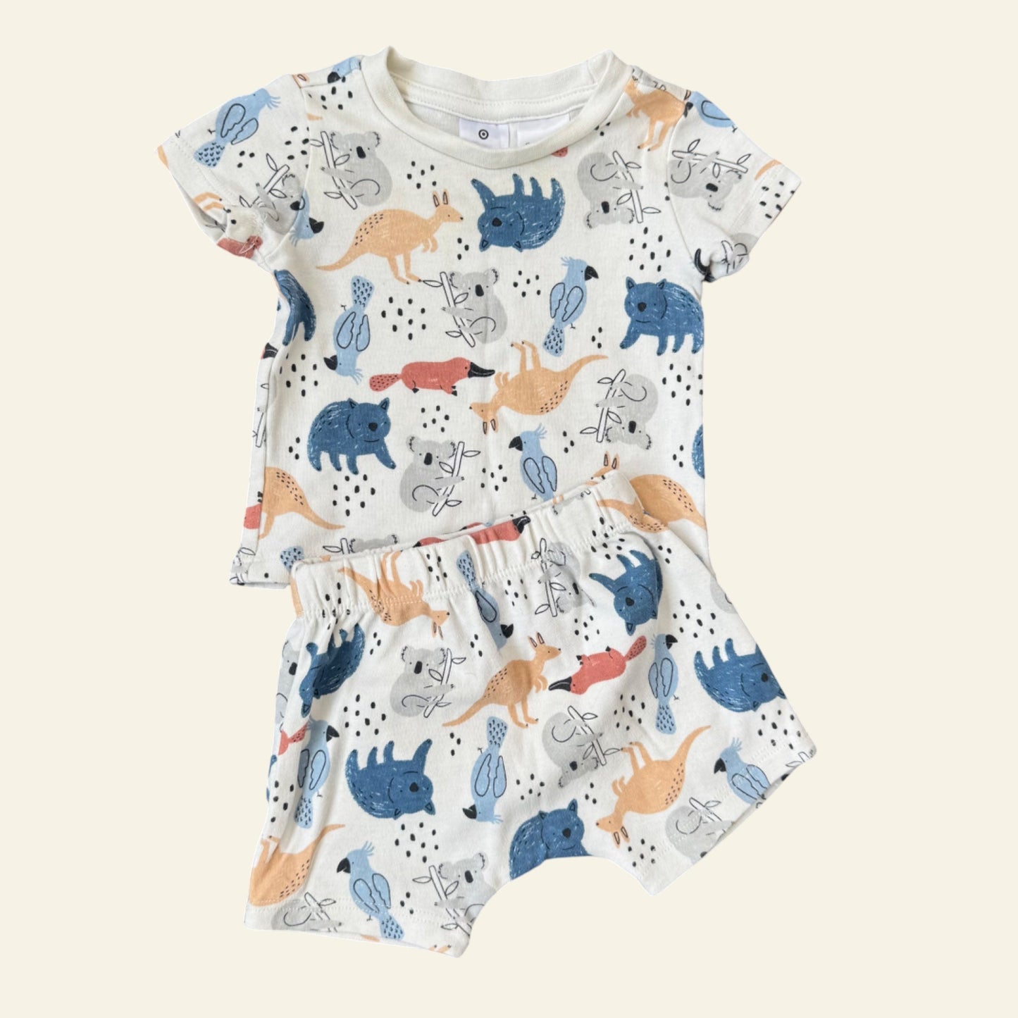 Target Australian animald pyjama set size 000