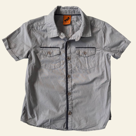 Tilt grey button up shirt size 4