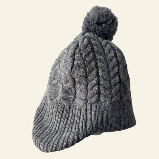 H&M grey knit beanie size 5-8