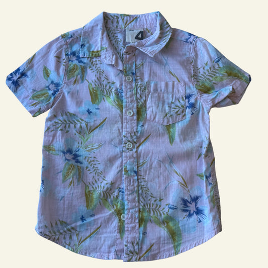 Cotton On pink hawaiian shirt size 4