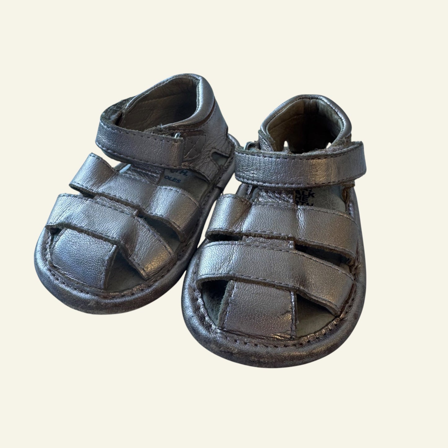 Old Soles gold sandals size 2