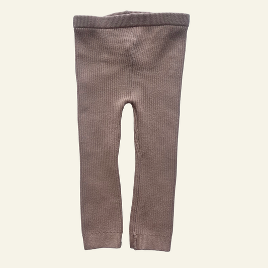 Ziggy Lou brown knit leggings size 0