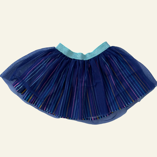 Cat & Jack rainbow striped skirt size 3 (Perfectly Imperfect)