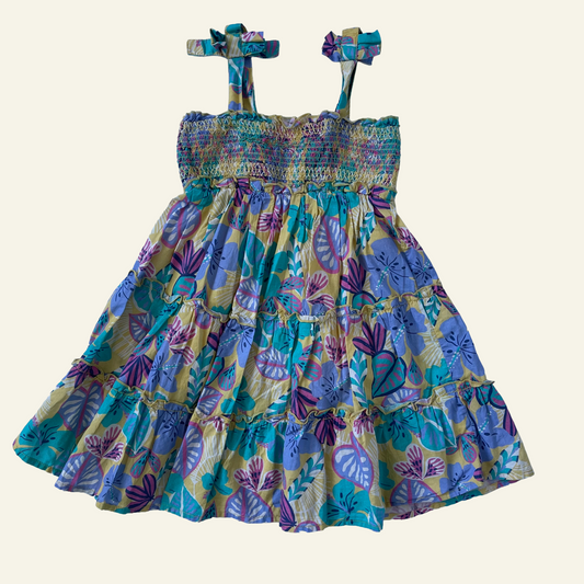 Cat & Jack yellow floral dress size 4 (Perfectly Imperfect)