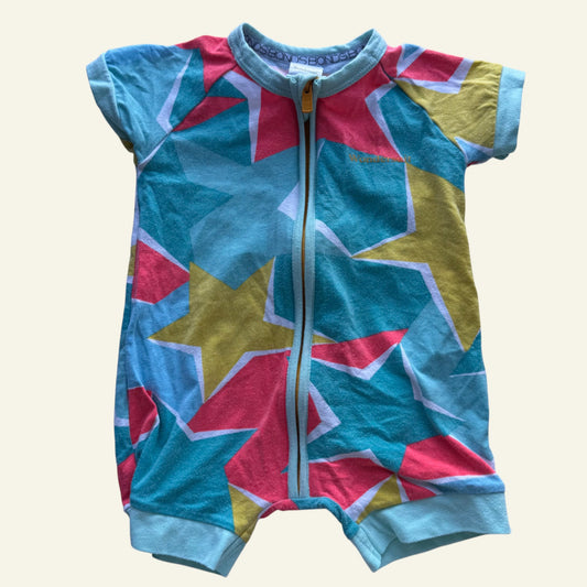 Bonds star short sleeve wondersuit size 00