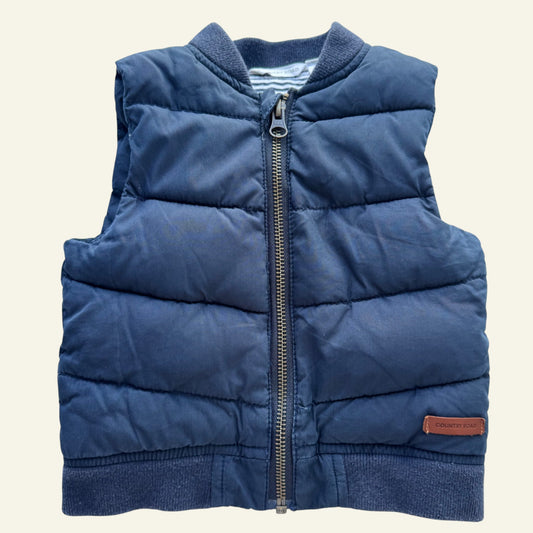 Country Road navy puffer vest size 0