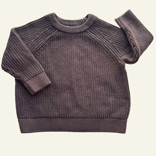 Target brown knit jumper size 1