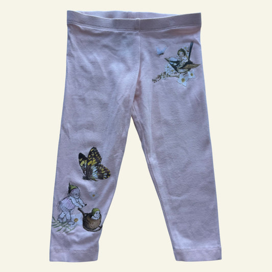 May Gibbs Snugglepot and Cuddlepie leggings size 1
