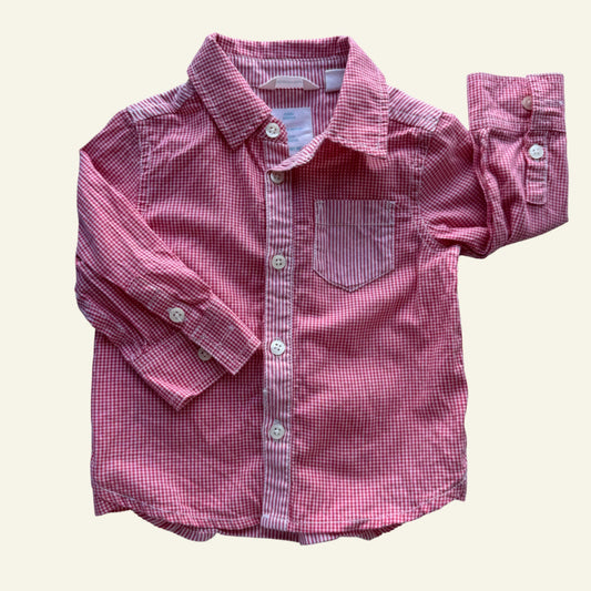 Country Road red gingham shirt size 00