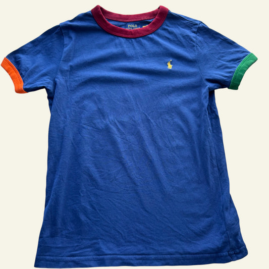 Polo bright blue tshirt size 6