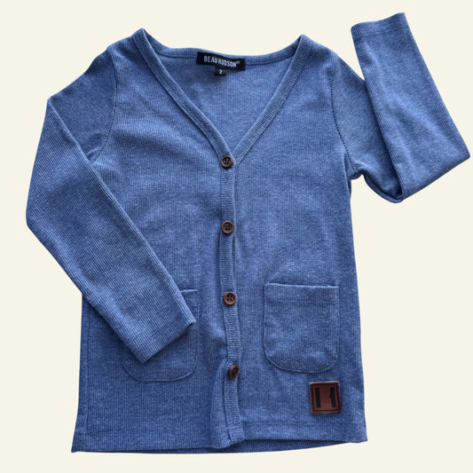 Beau Hudson blue cardigan size 2
