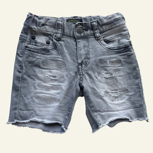 RYK grey washed denim shorts size 3