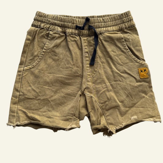 RYK khaki wash shorts size 5