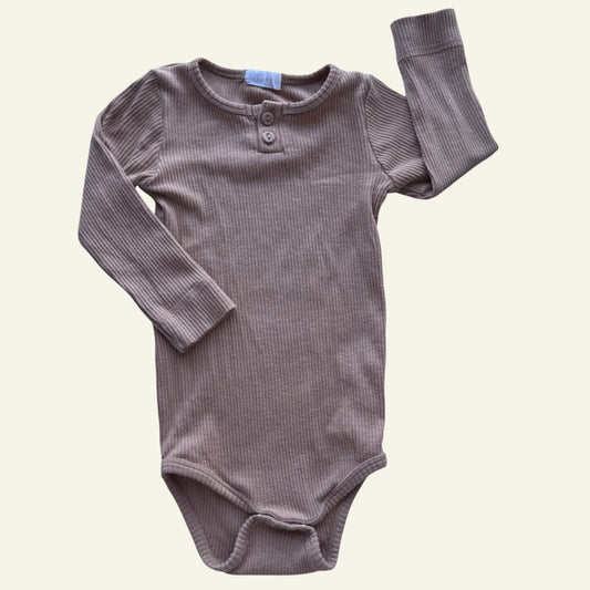 Jamie Kay brown ribbed bodysuit size 2
