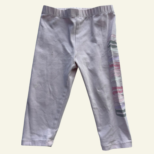 Country Road pink logo leggings size 0 (Perfectly Imperfect)