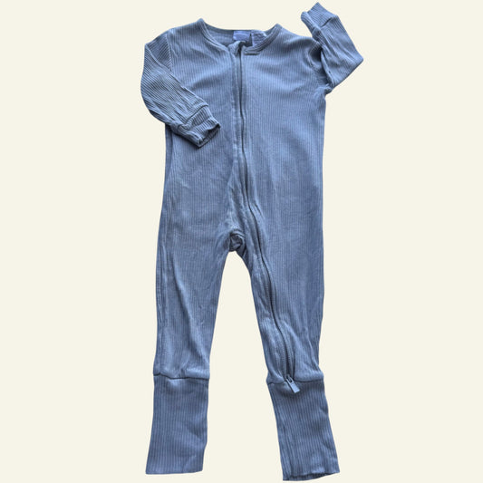 Jamie Kay blue ribbed onesie size 0
