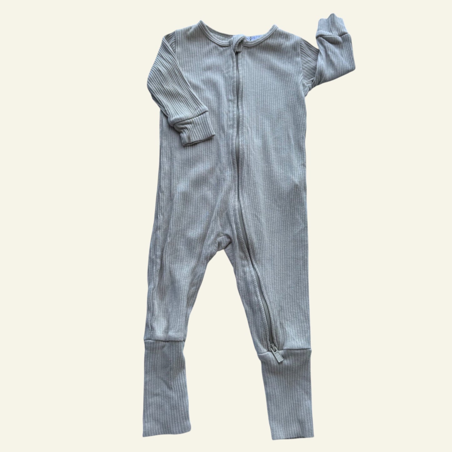 Jamie Kay sage green ribbed onesie size 00