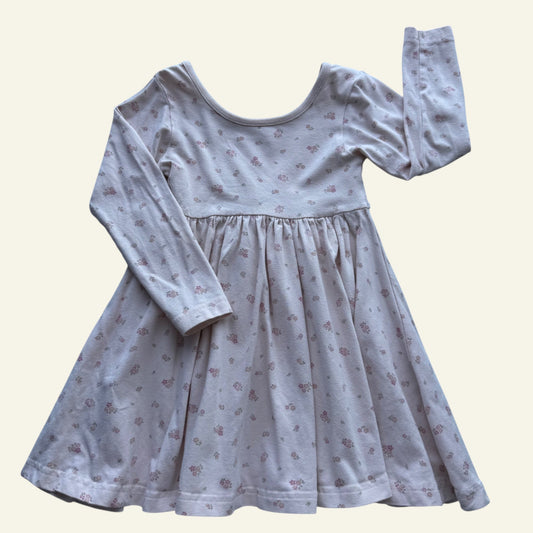 Jamie Kay pale pink floral long sleeve dress size 2