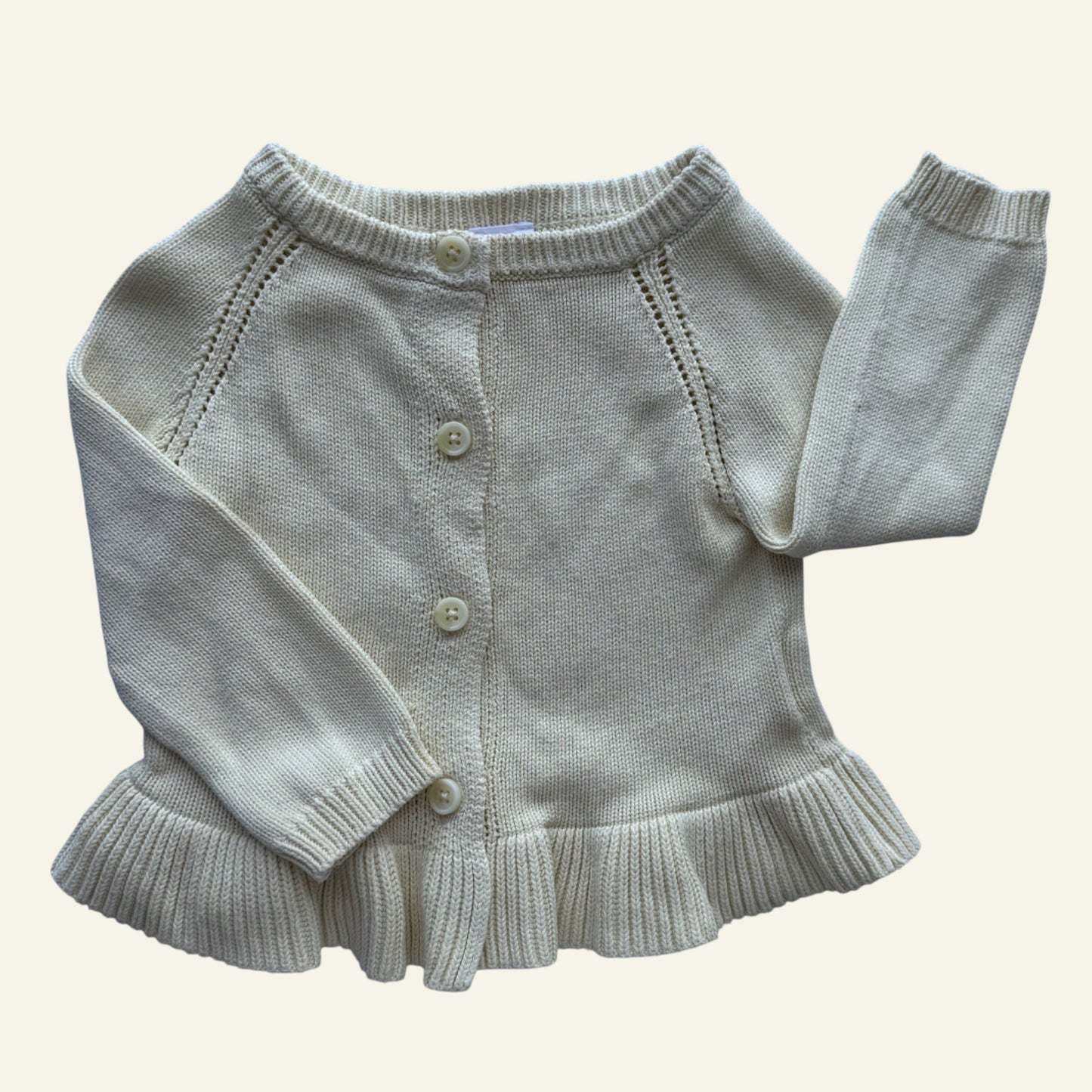 Jamie Kay pale yellow knt cardigan size 0
