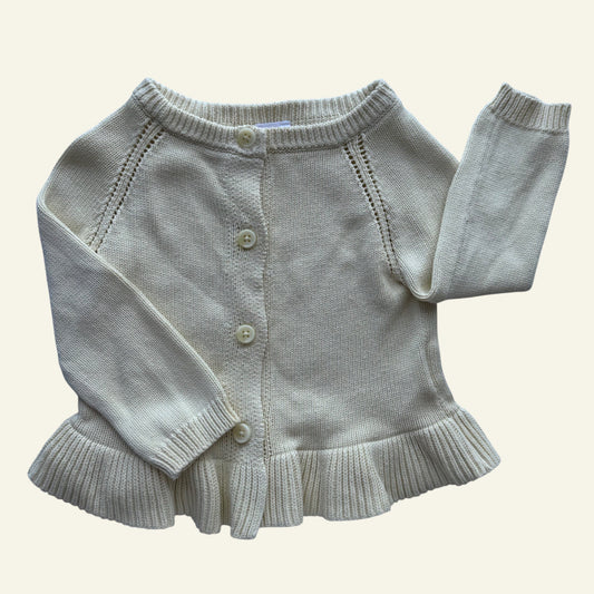 Jamie Kay pale yellow knt cardigan size 0