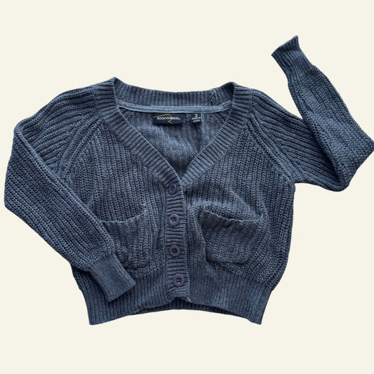 RYK grey knit cardigan size 2