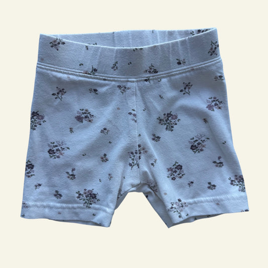 Jamie Kay white and purple bike shorts size 1