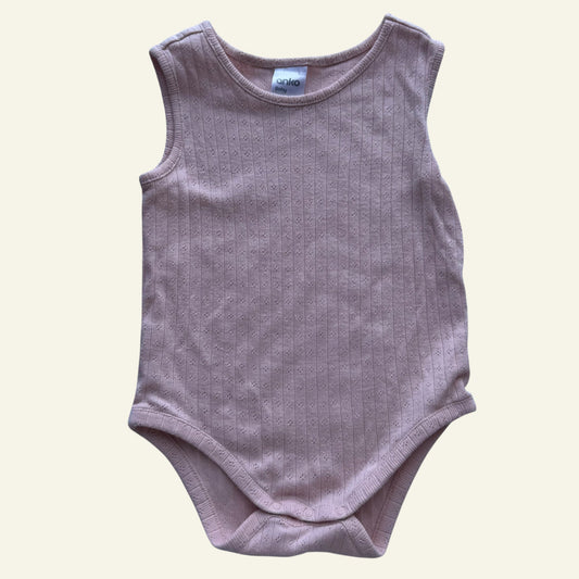 Anko pale pink bodysuit size 00