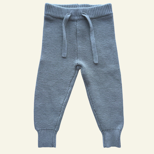 Jamie Kay sage marle knit leggings size 6-12 months (BNWT)