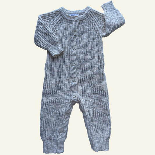 Ziggy Lou beige knit onesie size 00