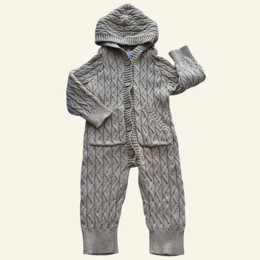 Jamie Kay brown knit onesie size 0
