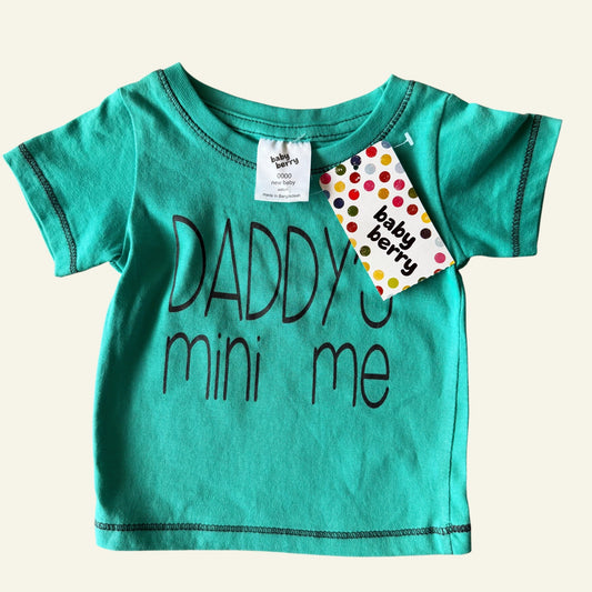 Baby Berry Daddy's mini me tshirt size 0000 (BNWT)