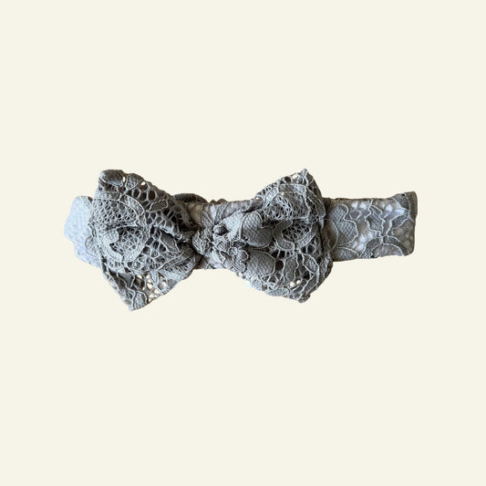 Baby Baby grey lace headband size 000