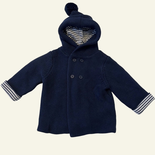 Seed navy cardigan size 3-6 months