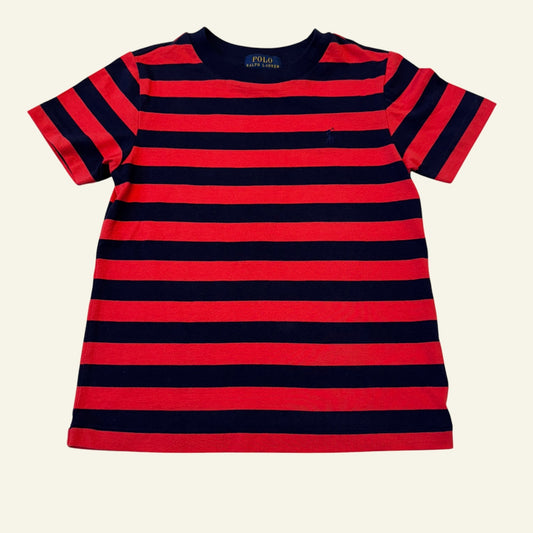 Ralph Lauren red stripe t-shirt size 4