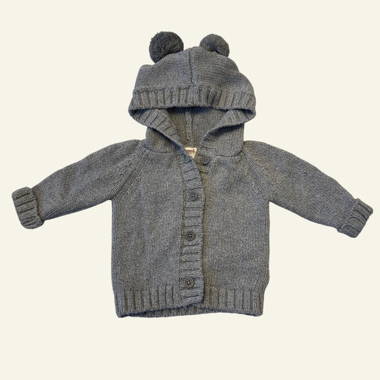 Seed grey cardigan size 3-6 months