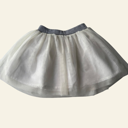 GAP cream netted skirt size 4
