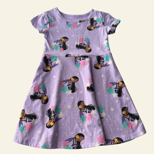 Disney purple star dress size 4
