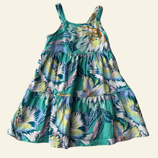 Carters green floral dress size 3