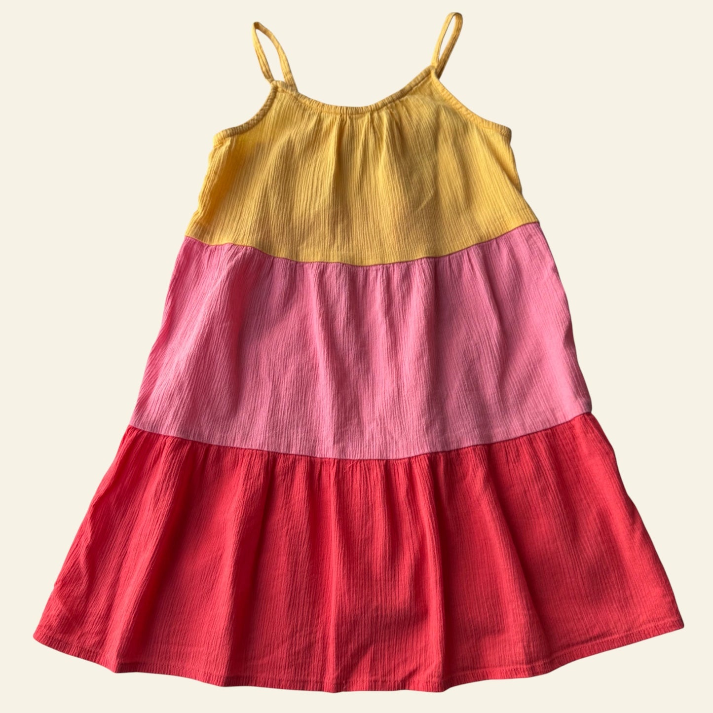 Oshkosh B'Gosh rainbow tiered dress size 5