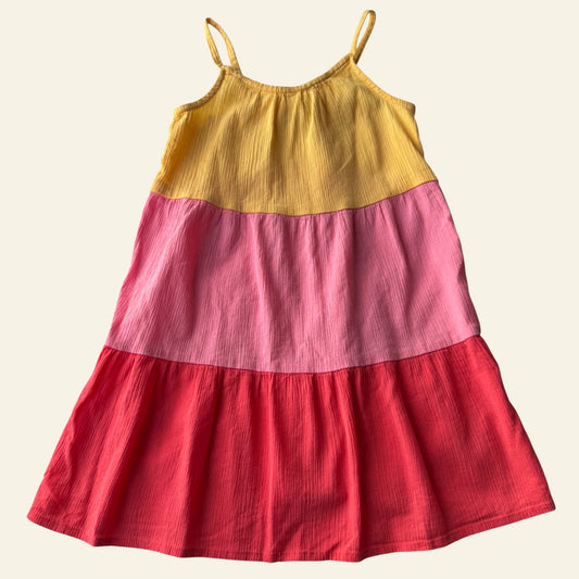Oshkosh B'Gosh rainbow tiered dress size 5