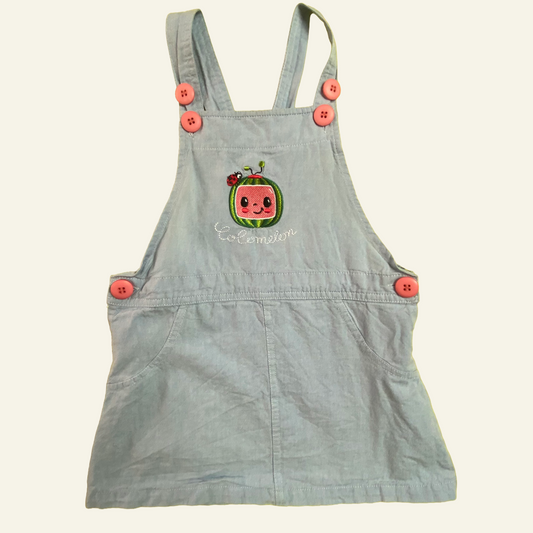 Cocomelon blue pinafore dress size 3