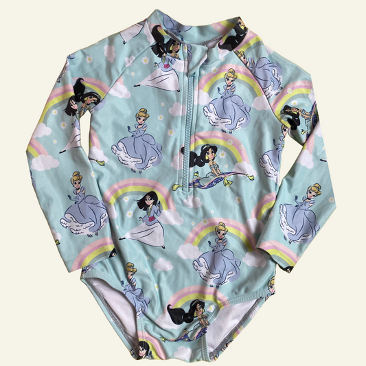 Disney green Princess bathers size 2
