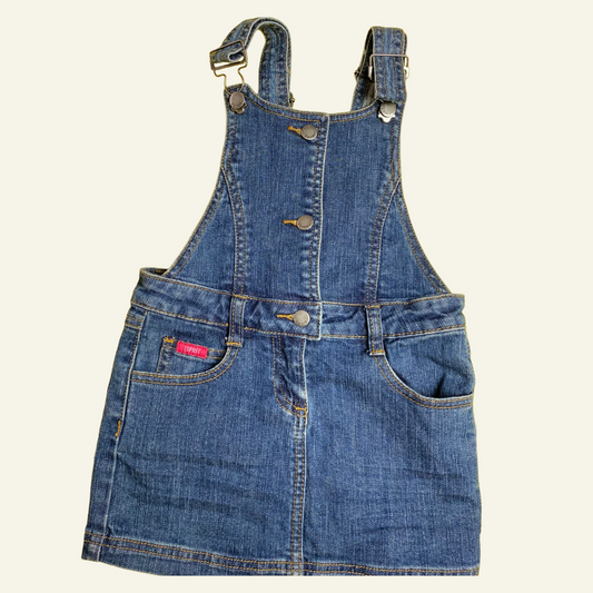 Espirit denim pinafore size 3