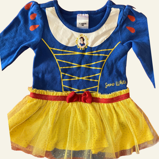 Disney Snow White bodysuit dress size 000