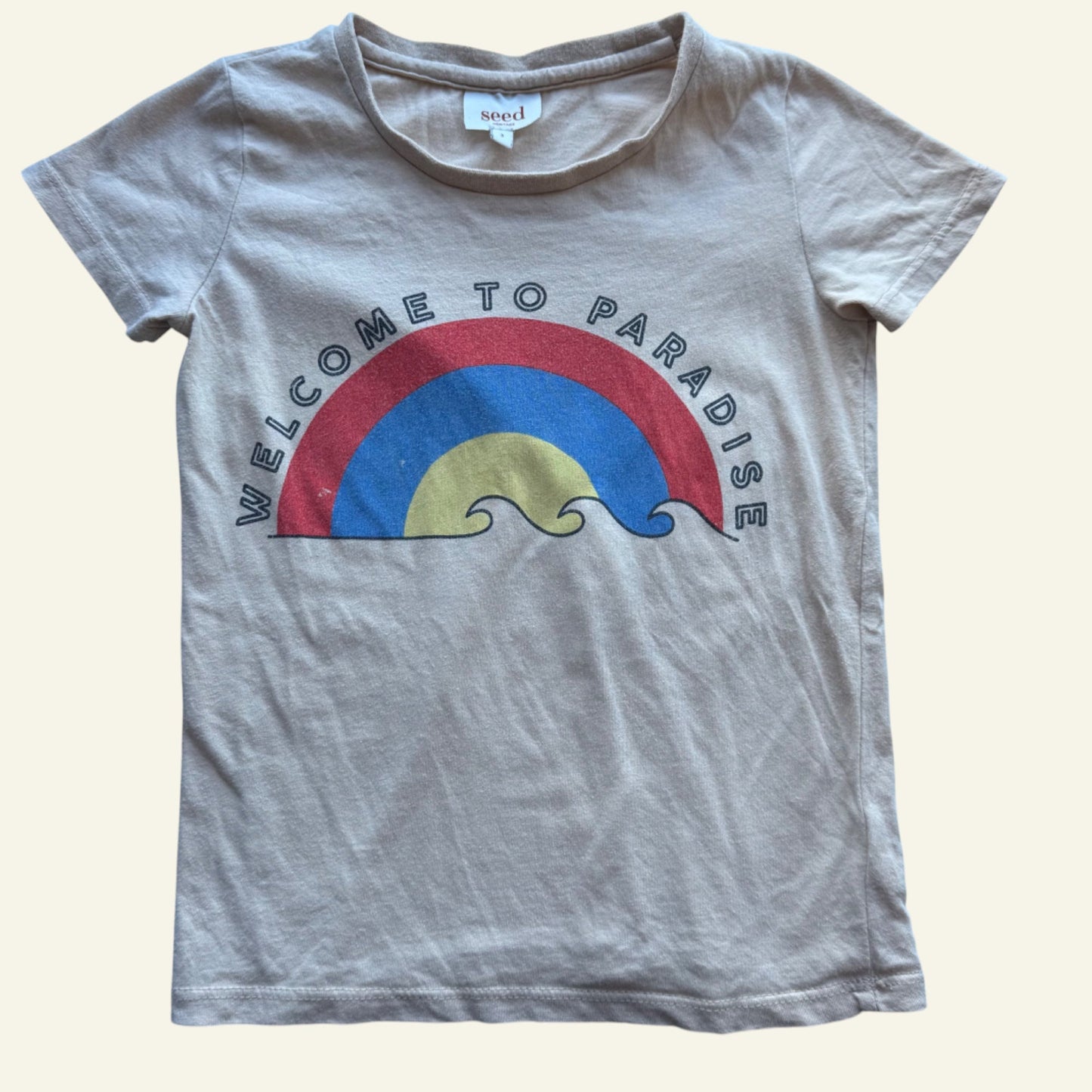 Seed rainbow paradise tshirt size 3 (Perfectly Imperfect)