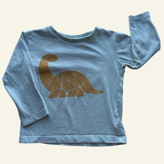 Next green dinosaur tshirt size 2-3 (Perfectly Imperfect)