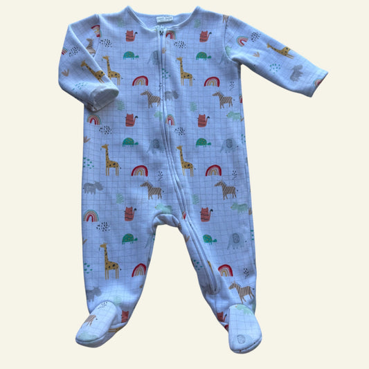 Next Baby white animal onesie size 3-6 months (Perfectly Imperfect)
